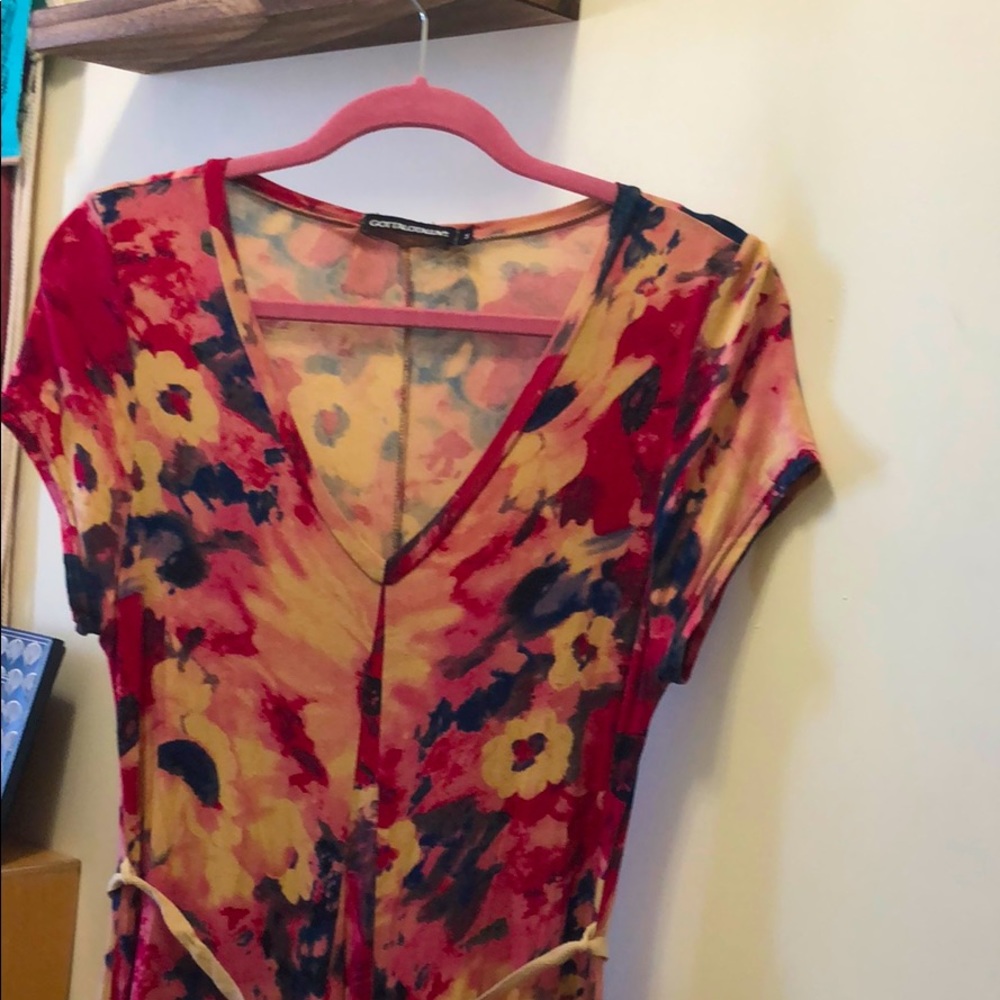 Elegant maxi floral dress